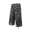Retro Washed Damaged Camouflage Denim Shorts - Image 5