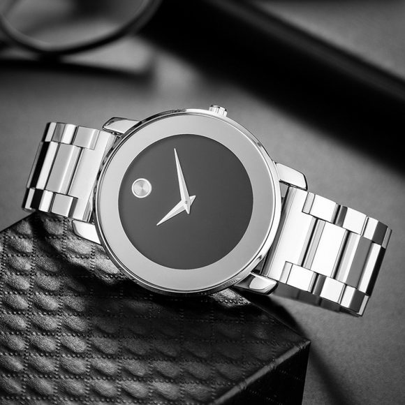 Ultra-thin Men's Watch Business Stainless Steel Watch With Quartz - Image 3