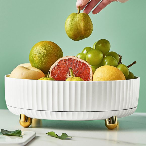 Plastic Cosmetics Rotating Storage Box - Image 8