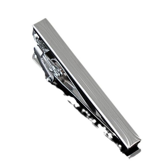 Men's Formal Wear Business Silver Simple Fashion Short Tie Clip - Image 6