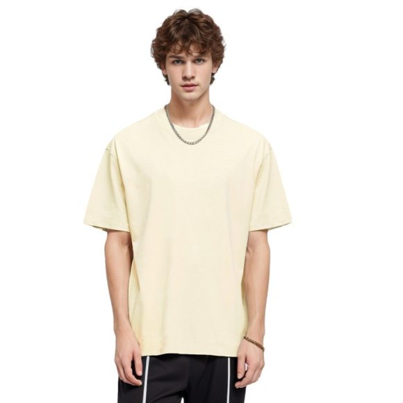 Cotton American Style High-end Half Sleeve T-shirt - Image 5