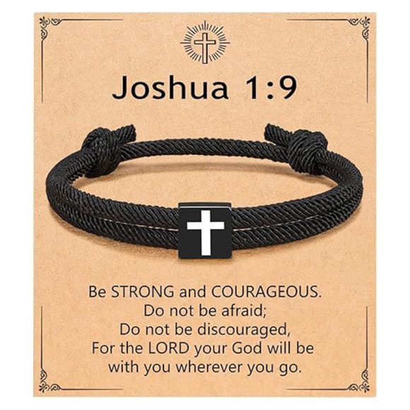 Simple Fashion Cross Milan Rope Braided Bracelet - Image 5