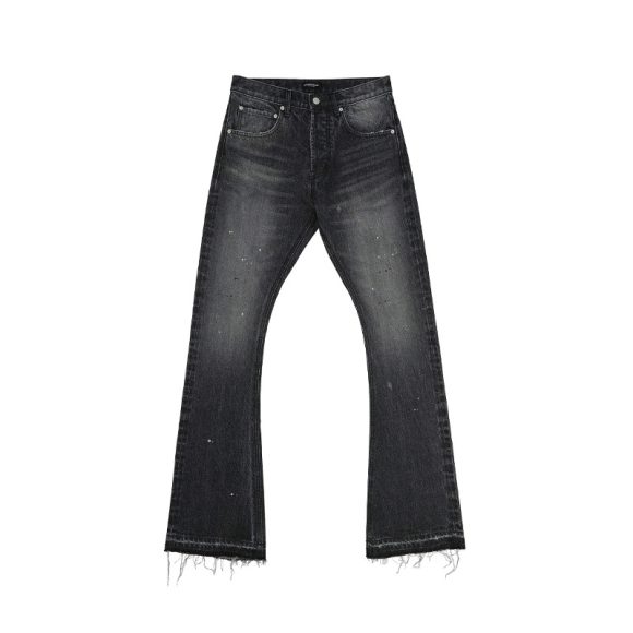 Men's Washed Splash-ink Skinny Jeans - Image 6