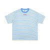 Striped Round Neck Short Sleeve T-shirt Men's Casual Top