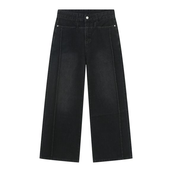 Men's American-style Retro Casual Worn Looking Washed-out Jeans - Image 2