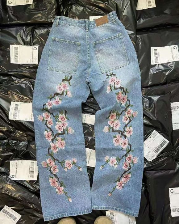 American Retro Washed Summer New Casual Loose Trousers - Image 2