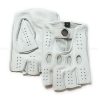 Riding Outdoor Leather Half Finger Sheepskin Gloves - Image 8