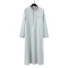 Muslim Men's Clothing Loose Lapel Fashion Robe - Image 2