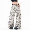 Cross-border Snow Straight Camouflage Cargo Pants