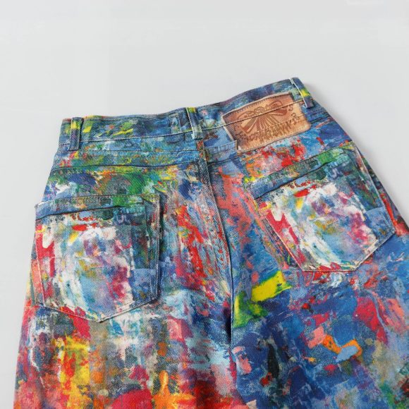 Spring New Retro Heavy Industry Loose Design Jeans - Image 4
