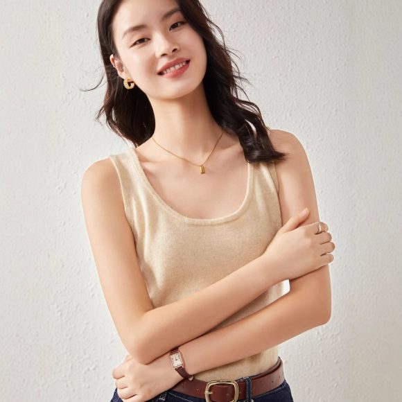 Cashmere Sweater Women's Camisole Close-fitting Inner Wear - Image 8