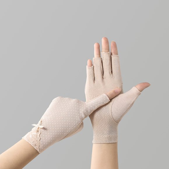 Cycling And Driving Anti-slip Touch Screen UV Protection Sun Protection Gloves - Image 4