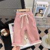 Straight-leg Pants Children Thick Warm Wide-leg Pants - Image 2