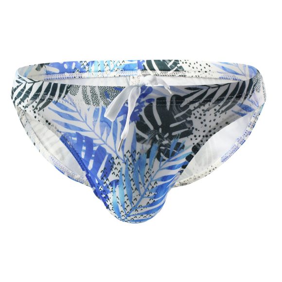 Sexy Print Swimming Trunks Plant Coconut Maple Leaf Trendy Beach Hot Spring Pants Multi-color - Image 4