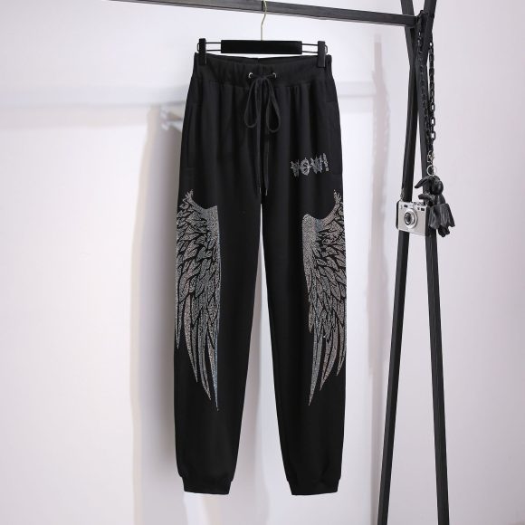 Casual Loose Exercise Ankle-tied Sweatpants - Image 3