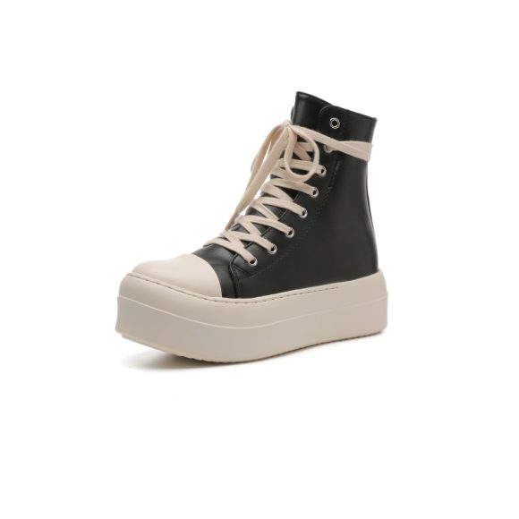 Fashionable Retro Candy-colored High-top Shoes For Women - Image 2