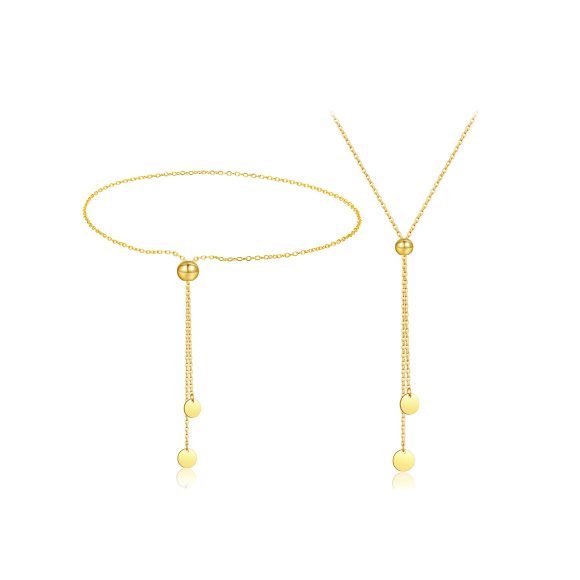 S925 Sterling Silver Drawable Necklace Bracelet - Image 2