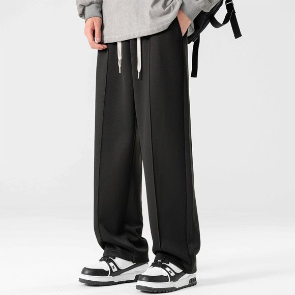 Loose Straight Casual Men's Clothing Pants - Image 4