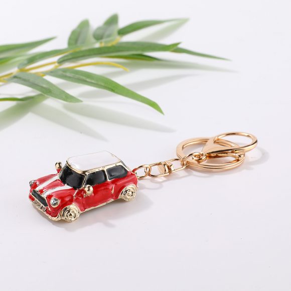 Fashion Cartoon Mini Car Men's Keychain - Image 3