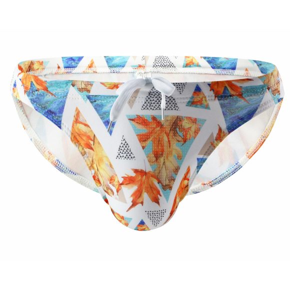 Sexy Print Swimming Trunks Plant Coconut Maple Leaf Trendy Beach Hot Spring Pants Multi-color - Image 3