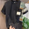 Men's T-shirt Summer New Work Clothes Style Color Matching Top - Image 6