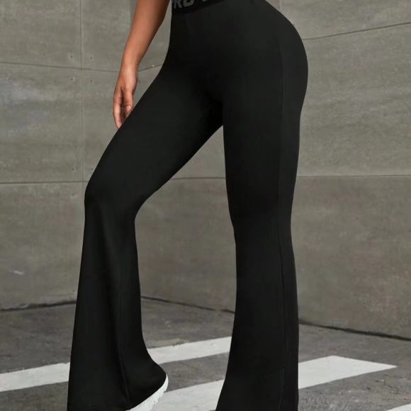 High Waist Flared Hip Raise Slimming Belly Contracting Wide Leg Pants - Image 5