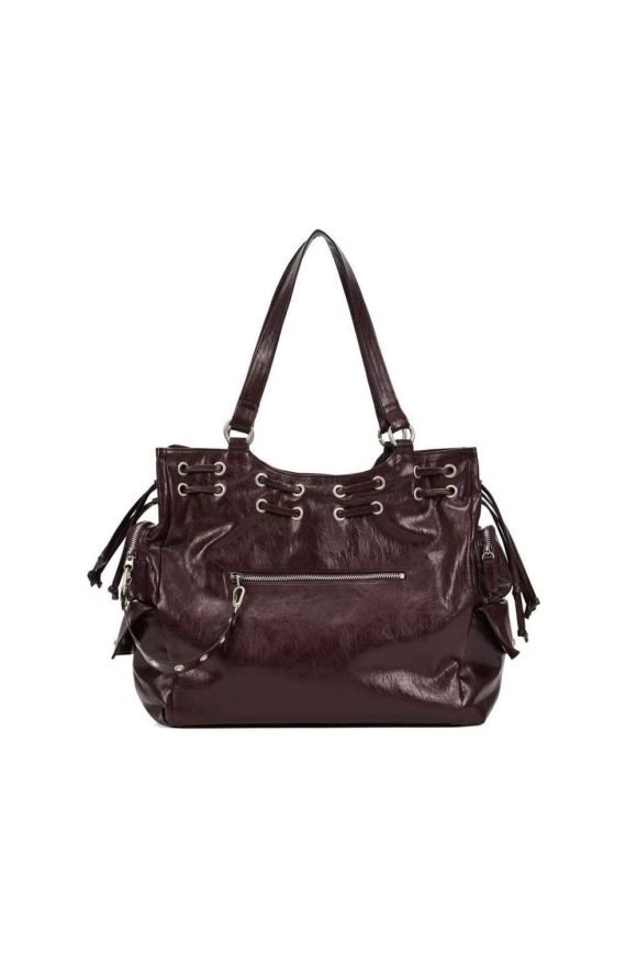 Female New Rivets Large-capacity Crossbody Bag - Image 7