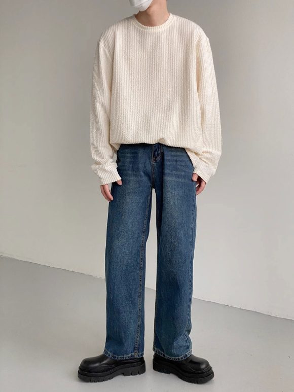 Men's Autumn Loose Casual Bottoming Shirt - Image 5