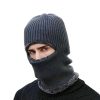 Winter Warm Unisex Dome Brimless Terry Neck Protection Thickened Flat Brim Knitted Hat - Image 5