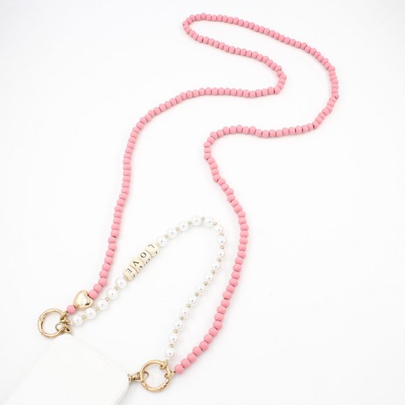 Autumn And Winter Wooden Bead Bag Chain Letter Double Layer - Image 3