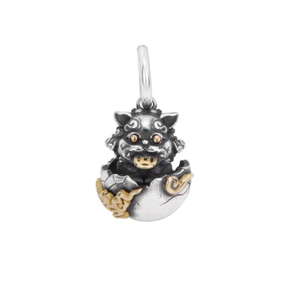 S925 Sterling Silver Money Drawing Egg Pendant - Image 4