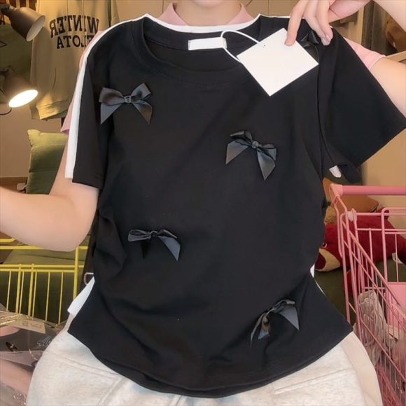 Japanese Sweet Bow Short Sleeve - Image 2