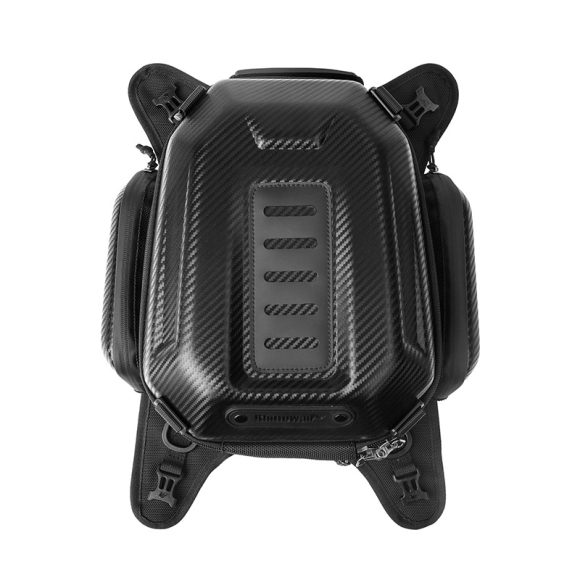 15L Can Expand Motorcycle Hard Shell Backpack - Image 6