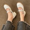 Vintage Bow Mary Jane Shoes Women - Image 3