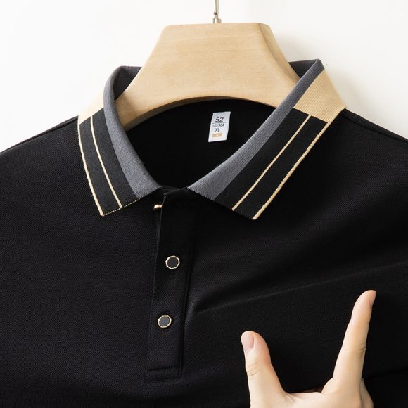 Men's Casual All-matching Summer Lapels Short Sleeve - Image 8