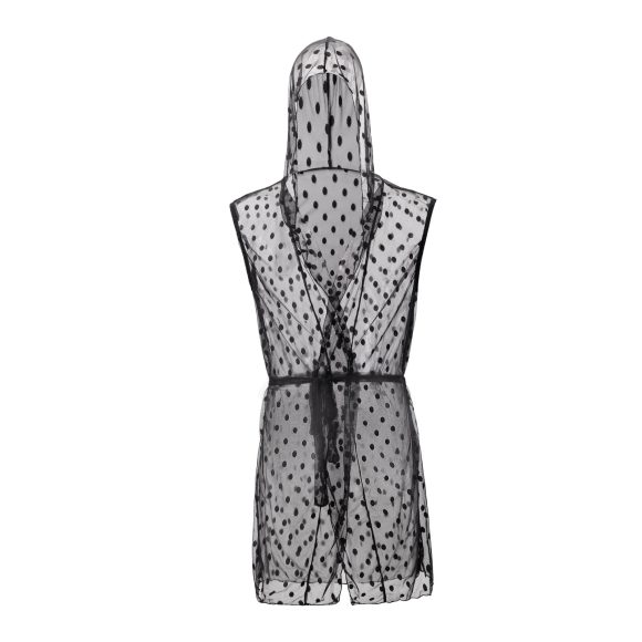 Men's Transparent Fashion Lace Mesh Bathrobe - Image 3