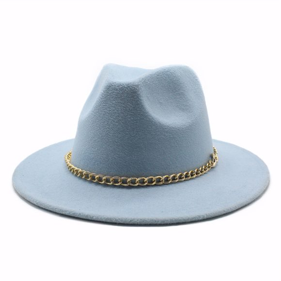 Broad-brimmed Hat Fashion Flat Brim Top Hat Men Women - Image 9
