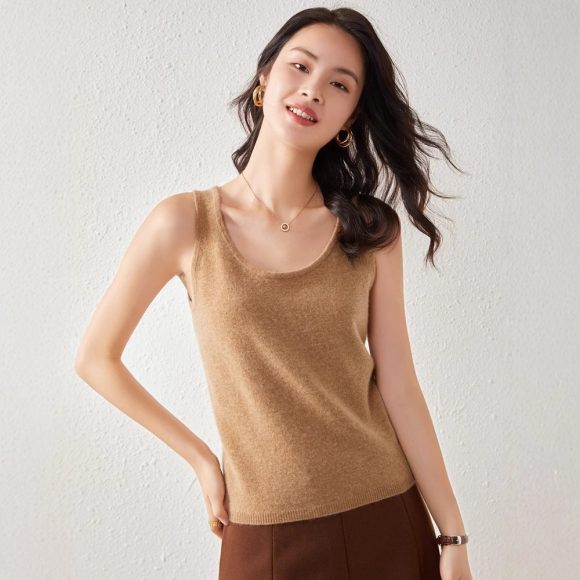 Cashmere Sweater Women's Camisole Close-fitting Inner Wear - Image 4