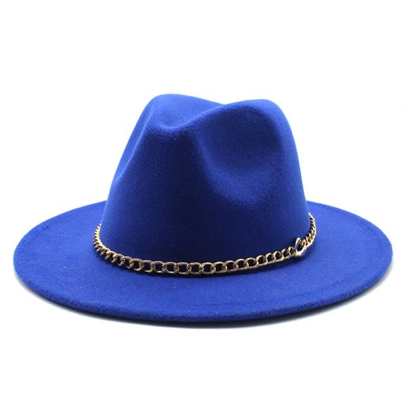 Broad-brimmed Hat Fashion Flat Brim Top Hat Men Women - Image 8