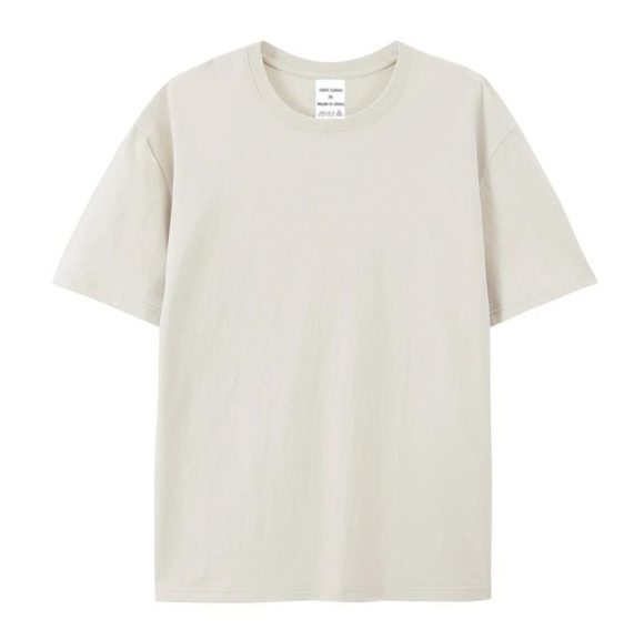 Cotton American Style High-end Half Sleeve T-shirt - Image 9
