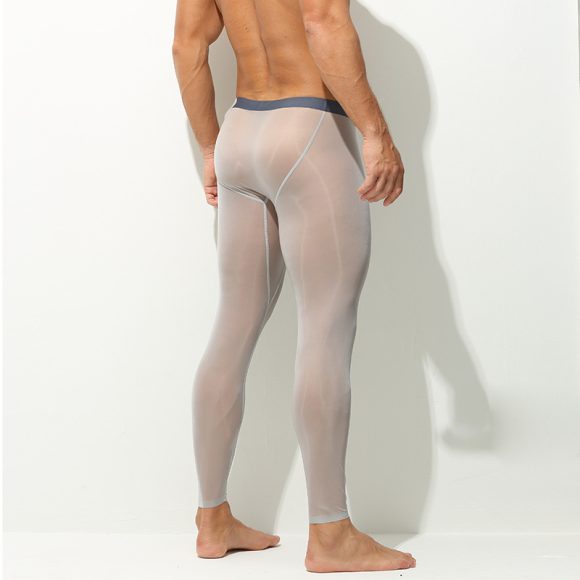 Men's Leggings One-piece Tight Ultra-thin Stretch - Image 7