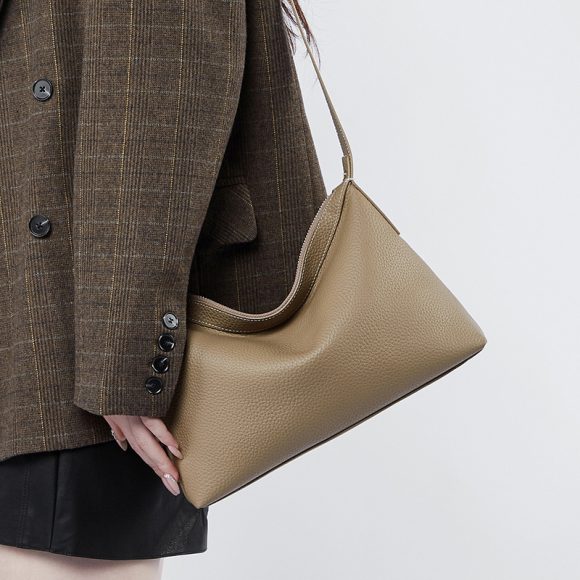 High-grade Sentong Qin All-match Special-interest Design Genuine Leather Shoulder Messenger Bag - Image 2