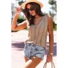 Women's Solid Color Knitted Sleeveless Top Simple Pullover V-neck - Image 3