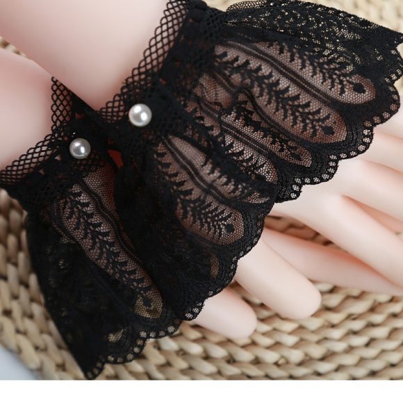 Women's Fashion Personalized Lace Hollow Crocheted Gloves - Image 5