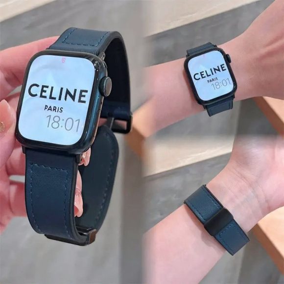 Watch Band Folding Magnetic Buckle Genuine Leather - Image 3