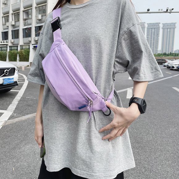 Pure Color All-matching Outdoor Pocket New Shoulder Bag - Image 2