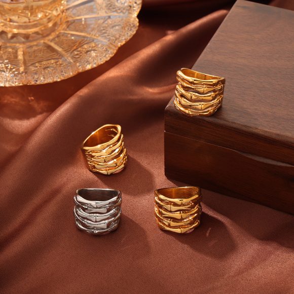 New Simple Multi-layer Bamboo Ring - Image 3