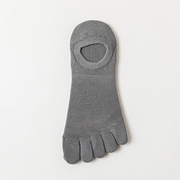 Men's Thin Mesh Breathable Five Finger Invisible Socks - Image 2