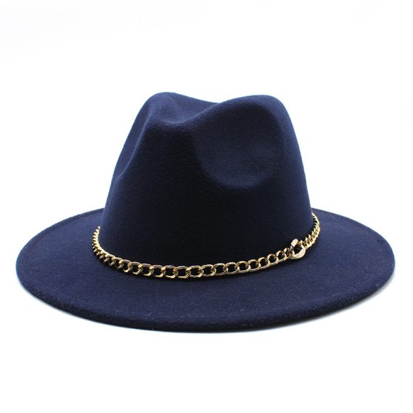 Broad-brimmed Hat Fashion Flat Brim Top Hat Men Women - Image 6