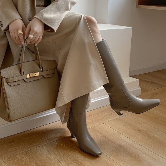 Below The Knee Tall Knight Boots - Image 8